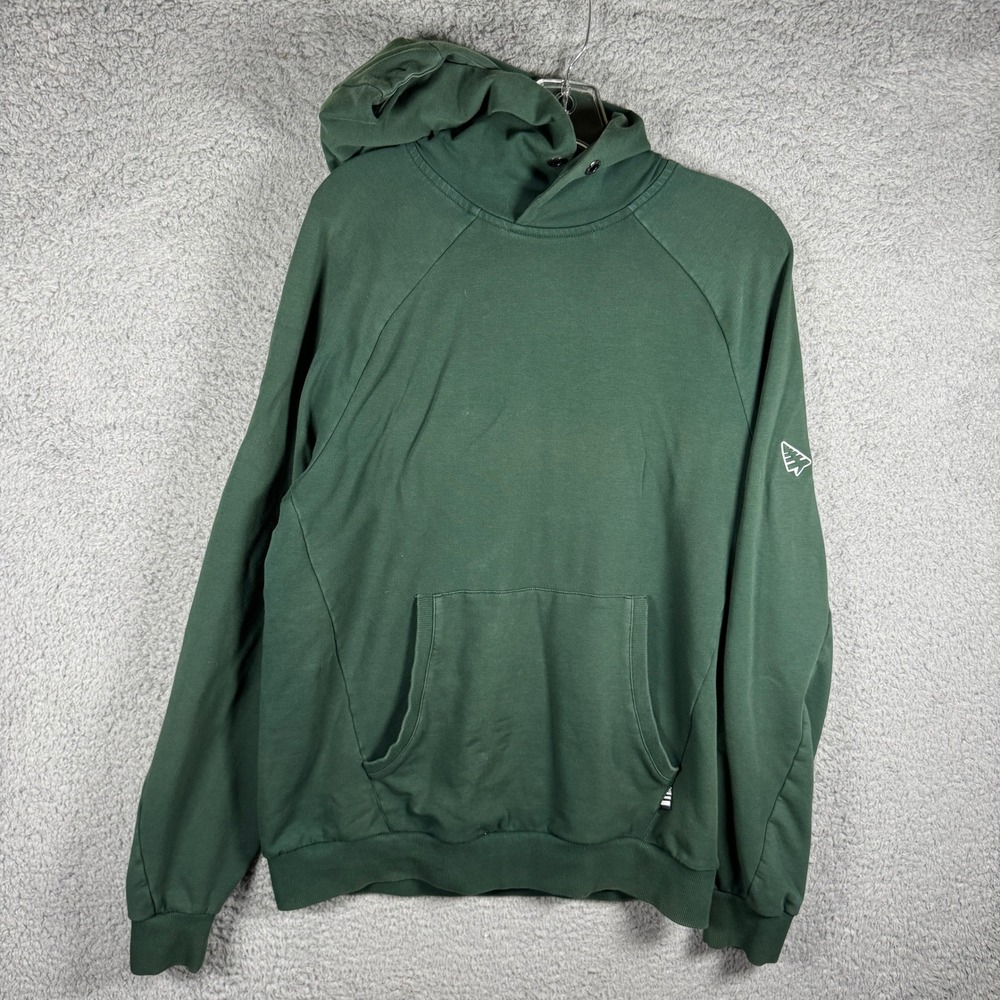 Paper Planes Greatness Is A Process Mens Green Raglan‎ Hoodie Sweatshirt Size M
